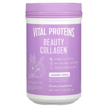 Vital Proteins, Beauty Collagen, 라벤더 레몬, 255g (9oz)