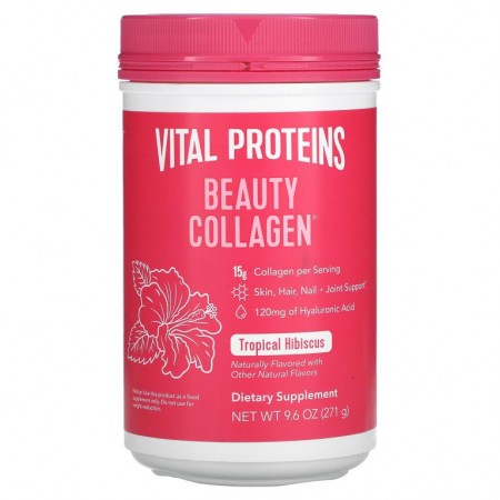 Vital Proteins, Beauty Collagen, 트로피칼 히비스커스, 271g (9.6oz)