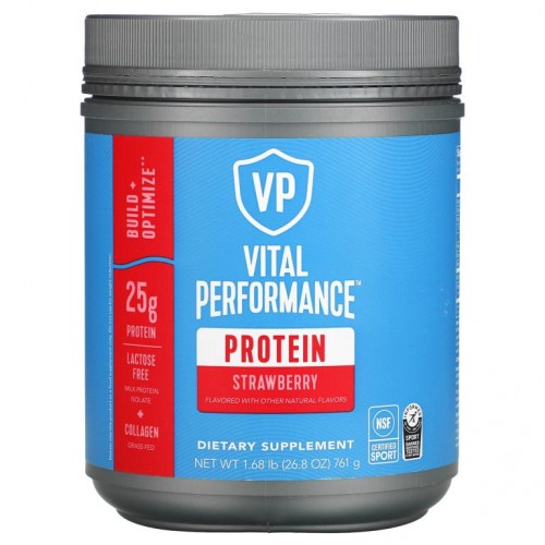 Vital Proteins, Vital Performance 프로틴, 딸기 , 761g (1.68 lb)