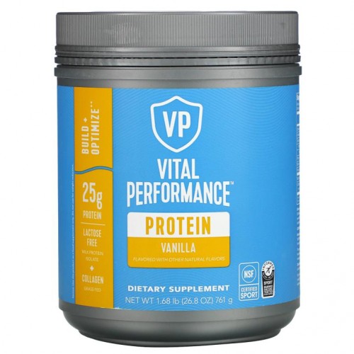 Vital Proteins, Vital Performance 프로틴, 바닐라 , 761g (1.68 lb)