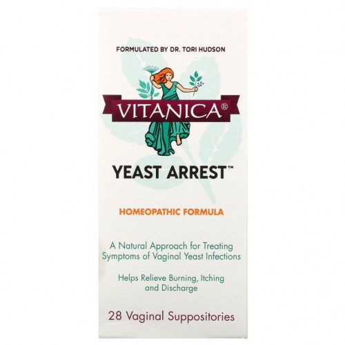 Vitanica, Yeast Arrest, 질 지원, 28 질 좌약