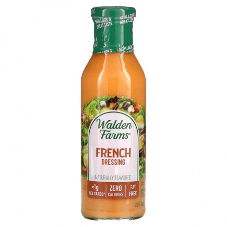 Walden Farms, 프렌치 드레싱, 제로 칼로리, 355ml(12fl oz)