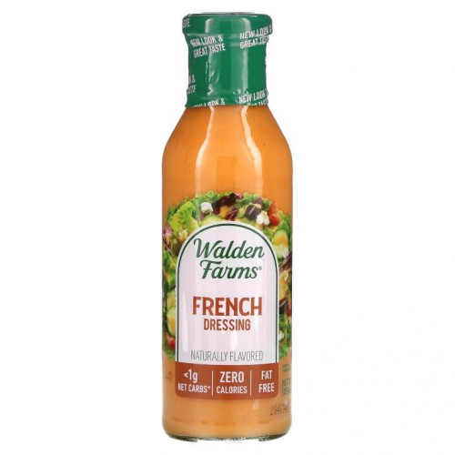 Walden Farms, 프렌치 드레싱, 제로 칼로리, 355ml(12fl oz)