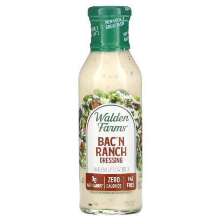 Walden Farms, 베이컨 랜치 드레싱, 12 fl oz (355 ml)