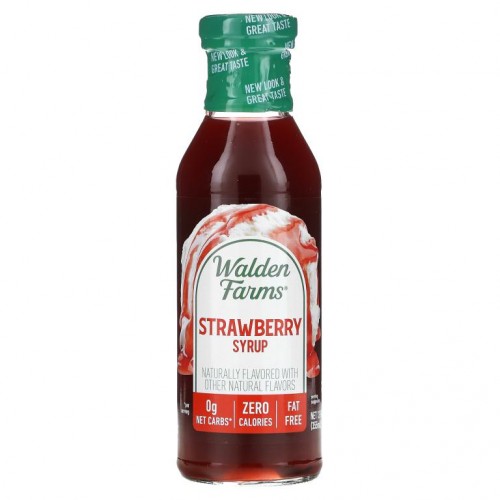 Walden Farms, 딸기 시럽, 12 fl oz (355 ml)
