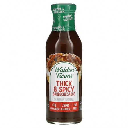 Walden Farms, 진하고 매콤한 바베큐 소스, 355ml(12fl oz)
