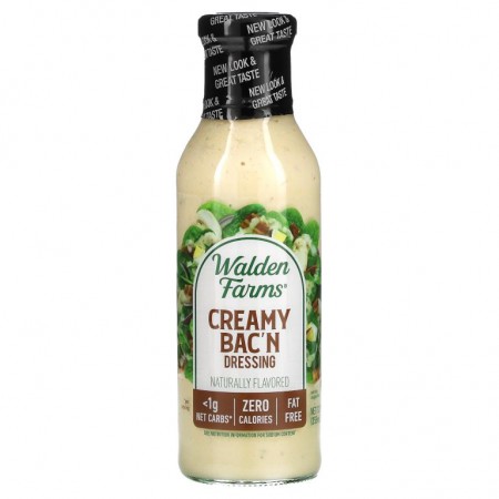 Walden Farms, 크리미 베이컨 드레싱, 355ml(12fl oz)