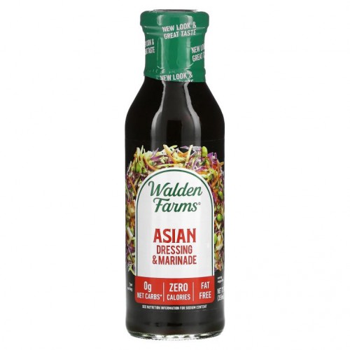 Walden Farms, 아시아 드레싱 및 매리 네이드, 칼로리 없음, 12 fl oz (355 ml)