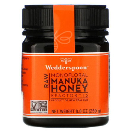 Wedderspoon, 천연 마누카 꿀, KFactor 16, 8.8 oz (250 g)