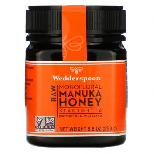 Wedderspoon, 천연 마누카 꿀, KFactor 16, 8.8 oz (250 g)