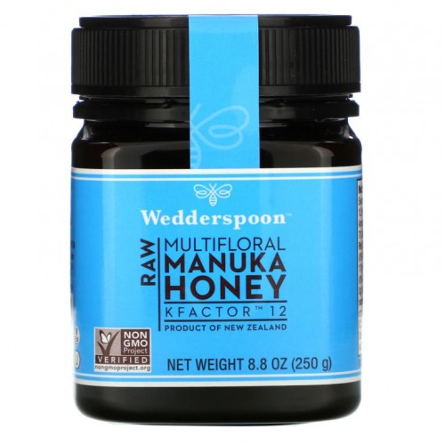 Wedderspoon, 무가공 마누카 잡화꿀, Kfactor 12, 250g(8.8oz)