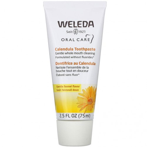 Weleda, 구강 케어, 금잔화 치약, 회향, 75ml(2.5fl oz)