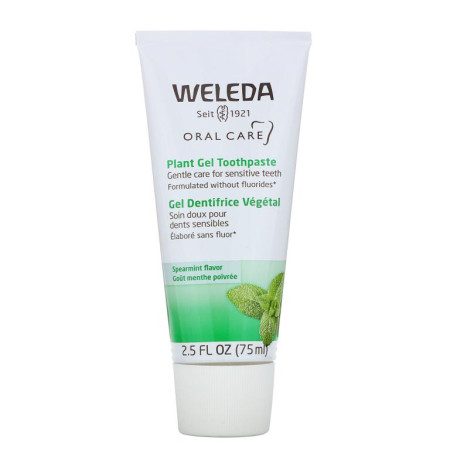 Weleda, 구강 케어, 식물성 치약(젤 타입), 스피어민트, 75ml(2.5fl oz)