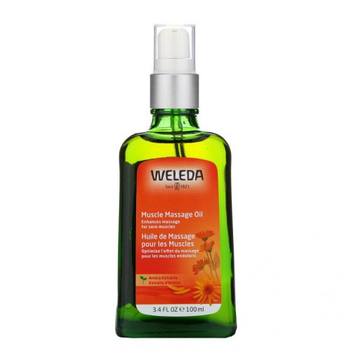 Weleda, 근육 마사지 오일, 아르니카 추출물, 100ml(3.4fl oz)