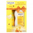 Weleda, 베이비 번들 세트, 금잔화, 2종 세트