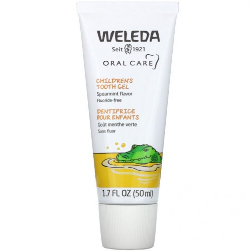 Weleda, 어린이용 치아 젤, 스피어민트 맛, 50ml(1.7fl oz)