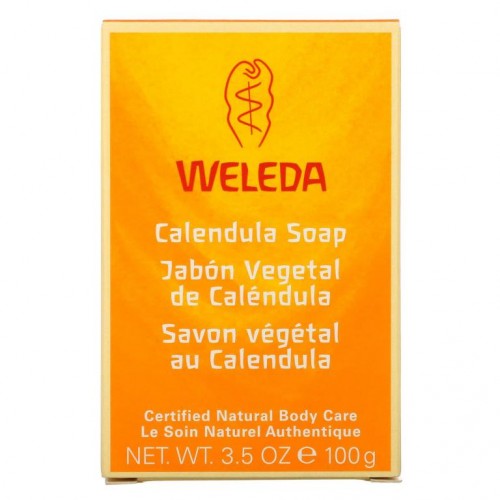 Weleda, 금송화 비누, 3.5 oz(100 g)