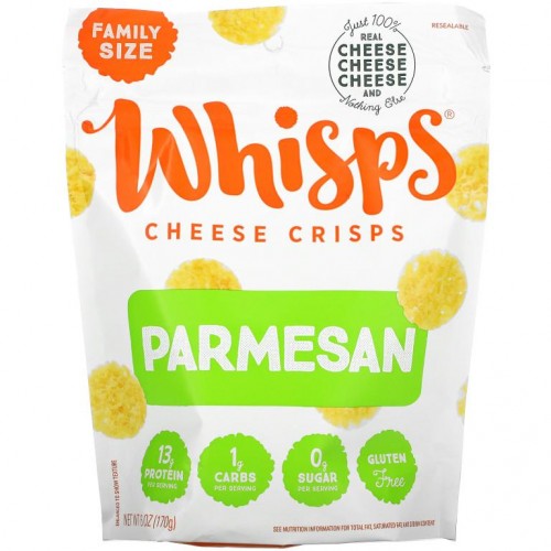 Whisps, 파마산 치즈 크리스프, 패밀리 사이즈, 170g(6oz)