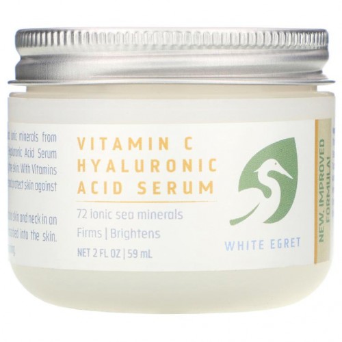 White Egret Personal Care, 비타민C 히알루론산 세럼, 59ml(2fl oz)