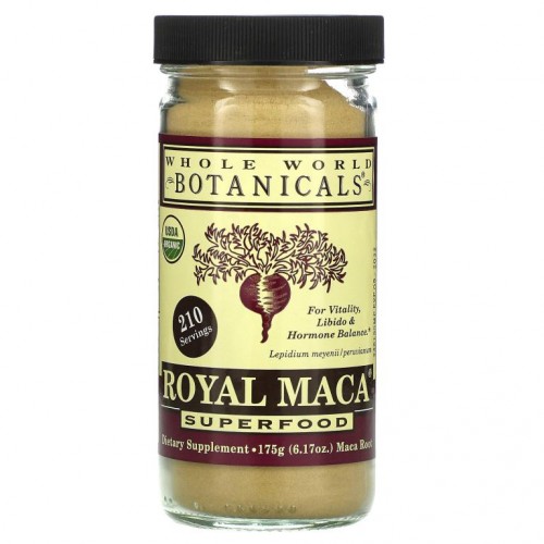 Whole World Botanicals, 로얄 마카, 슈퍼푸드, 6.17 oz (175 g)