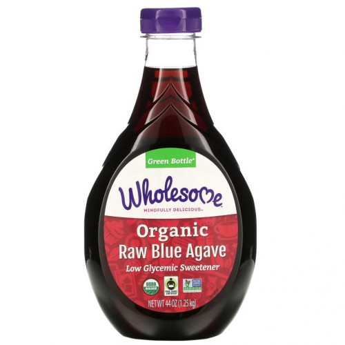 Wholesome Sweeteners, 유기농 생 블루 아가베, 1.25kg(44oz)