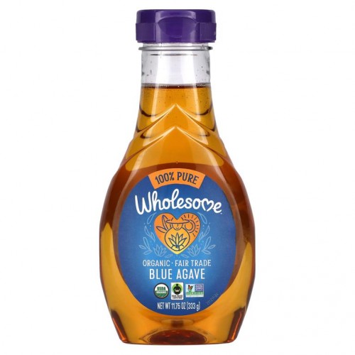 Wholesome Sweeteners, 유기농 블루 아가베, 333g(11.75oz)