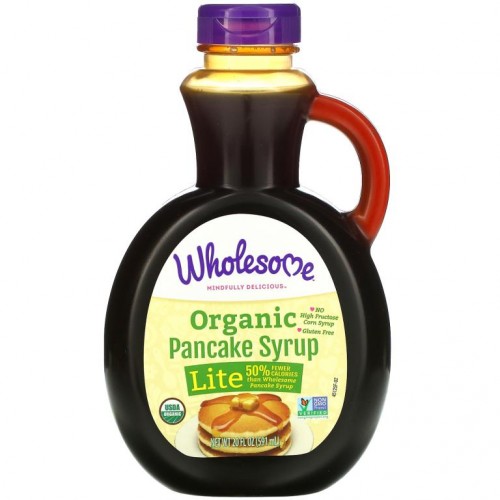 Wholesome Sweeteners, Organic Pancake Syrup, Lite, 20 fl oz (591 ml)