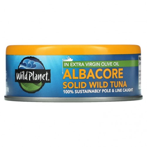 Wild Planet, 야생 날개다랑어, 엑스트라 버진 올리브 오일, 142g(5oz)