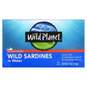 Wild Planet, 물에 담긴 야생 정어리, 소금 무첨가, 4.4 oz (125 g)