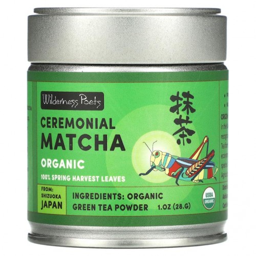 Wilderness Poets, 유기농 세레모니얼 말차, 22g(1oz)