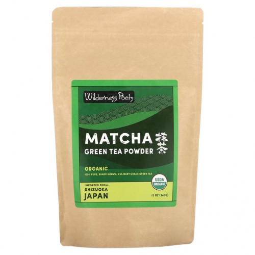 Wilderness Poets, 말차 녹차 분말, 340g(12oz)