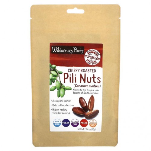 Wilderness Poets, 크리스피 로스티드 필리 너츠, 75g(2.64oz)