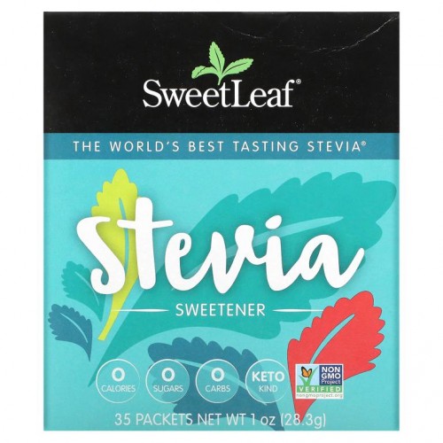 Wisdom Natural, SweetLeaf, 스테비아 감미료, 35팩