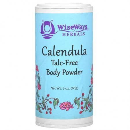 WiseWays Herbals, 금잔화 바디 파우더, 85g(3oz)