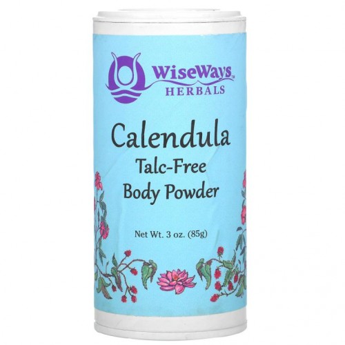 WiseWays Herbals, 금잔화 바디 파우더, 85g(3oz)