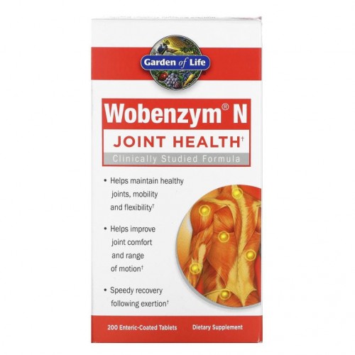 Wobenzym N, 관절 건강, 장용성 정제 200정