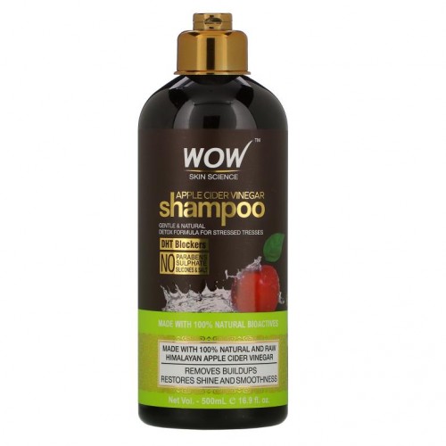 Wow Skin Science, 샴푸, 애플 사이다 식초, 500ml(16.9fl oz)