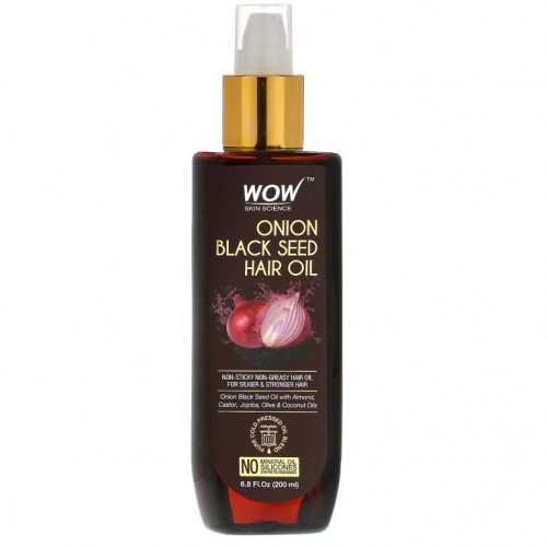 Wow Skin Science, 어니언 블랙시드 헤어오일, 200ml(6.8fl oz)