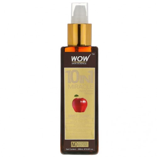Wow Skin Science, 10 in 1 미라클 애플 사이다 식초, 미스트 토닉, 200ml(6.8fl oz)