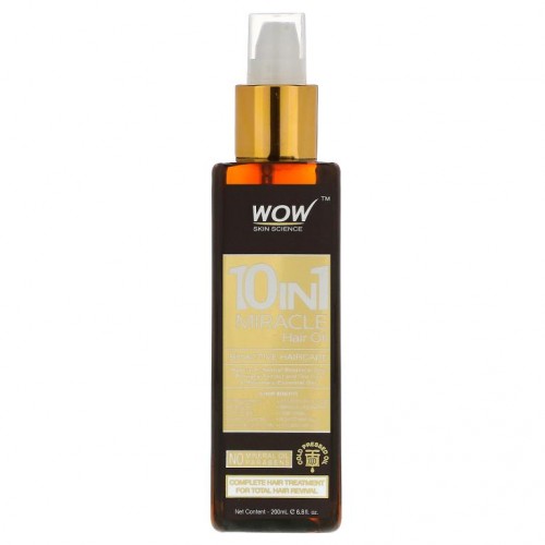 Wow Skin Science, 10 in 1 미라클 헤어 오일, 200ml(6.8fl oz)