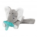 WubbaNub, Infant Pacifier, Baby Elephant, 0-6 Months, 1 Pacifier