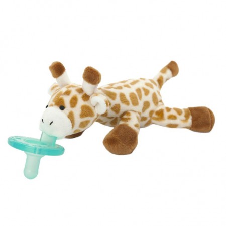 WubbaNub, Infant Pacifier, Baby Giraffe, 0-6 Months, 1 Pacifier