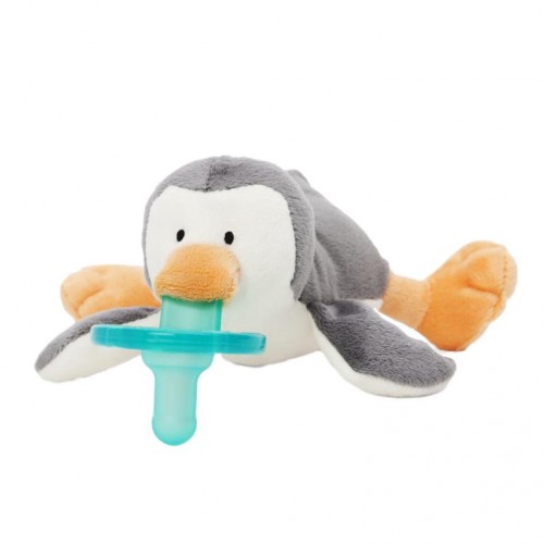 WubbaNub, Infant Pacifier, Baby Penguin, 0-6 Months, 1 Pacifier