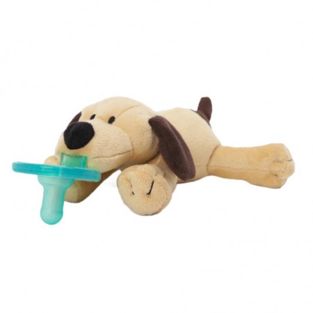 WubbaNub, Infant Pacifier, Brown Puppy, 0-6 Months, 1 Pacifier