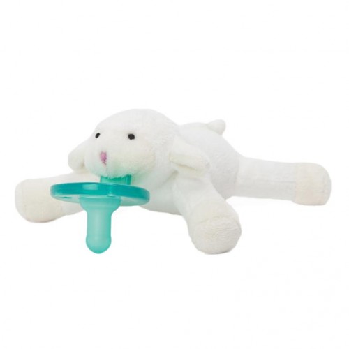 WubbaNub, Infant Pacifier, Little Lamb, 0-6 Months, 1 Pacifier