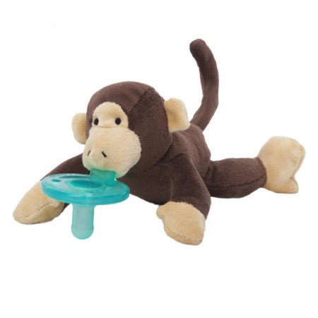 WubbaNub, Infant Pacifier, Monkey, 0-6 Months, 1 Pacifier
