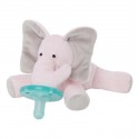 WubbaNub, Infant Pacifier, Pink Elephant, 0-6 Months, 1 Pacifier