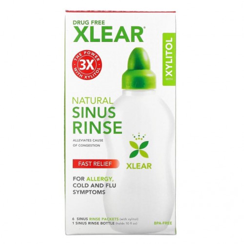 Xlear, 자일리톨을 함유한 천연 부비강 세척제, 키트 1개