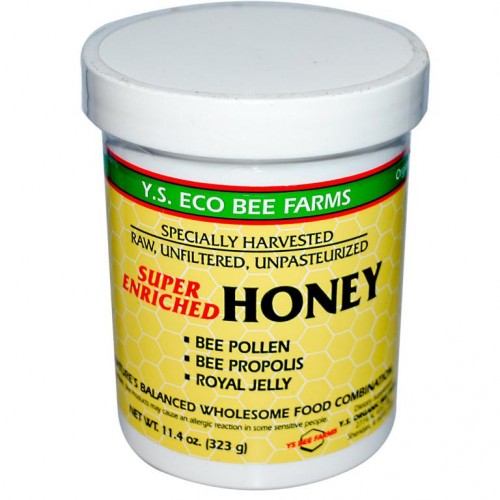 Y.S. Eco Bee Farms, 슈퍼 농축 꿀, 11.4 oz (323 g)