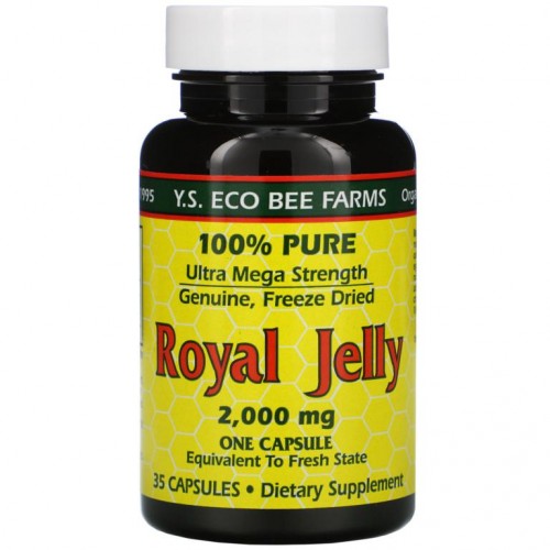 Y.S. Eco Bee Farms, 로열 젤리, 2,000 mg , 35 캡슐